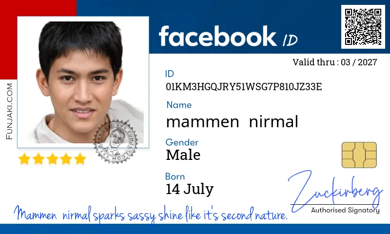 Facebook ID Card