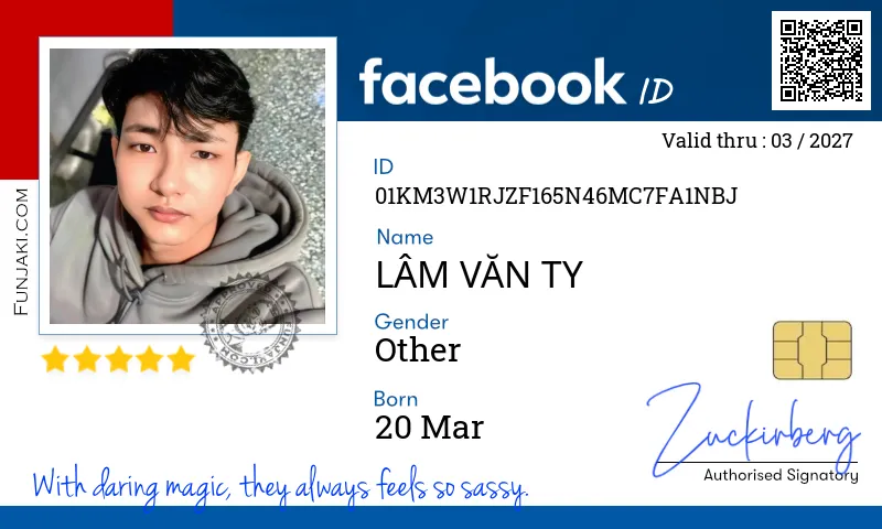 Facebook ID Card