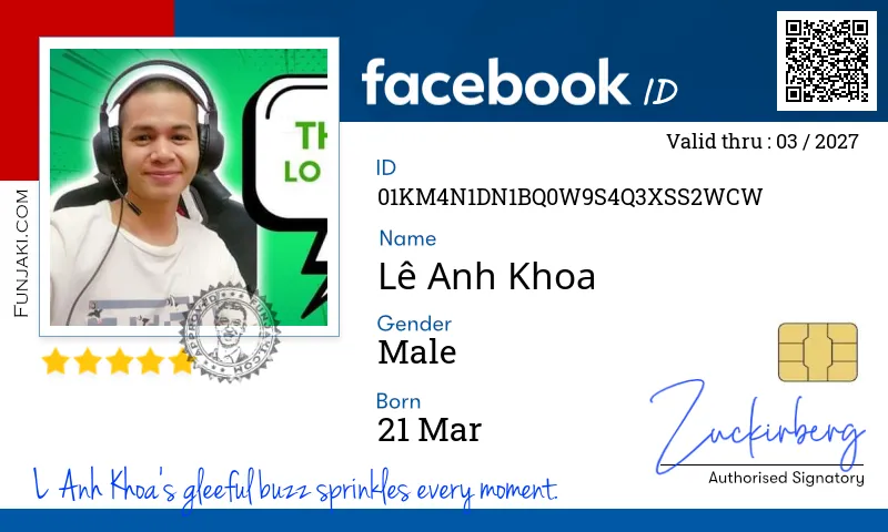 Facebook ID Card