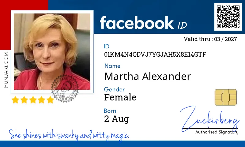 Facebook ID Card