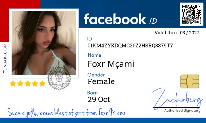 Facebook ID Card