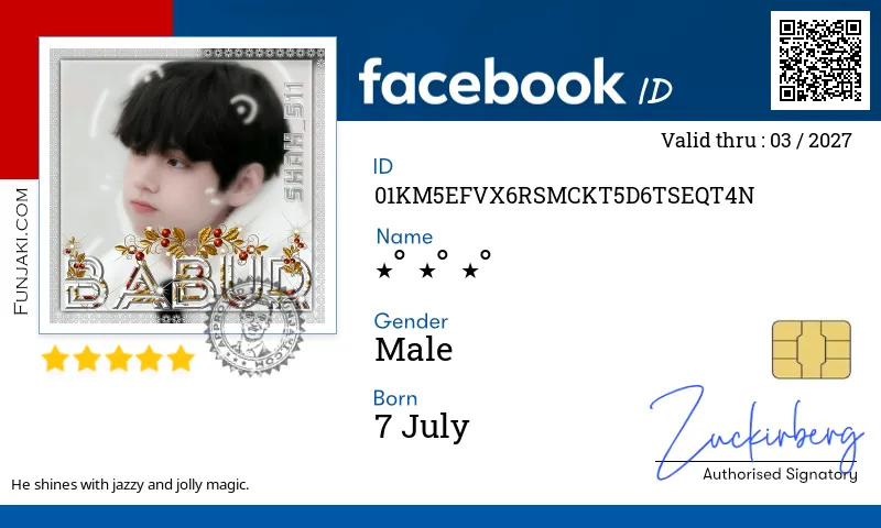 Facebook ID Card
