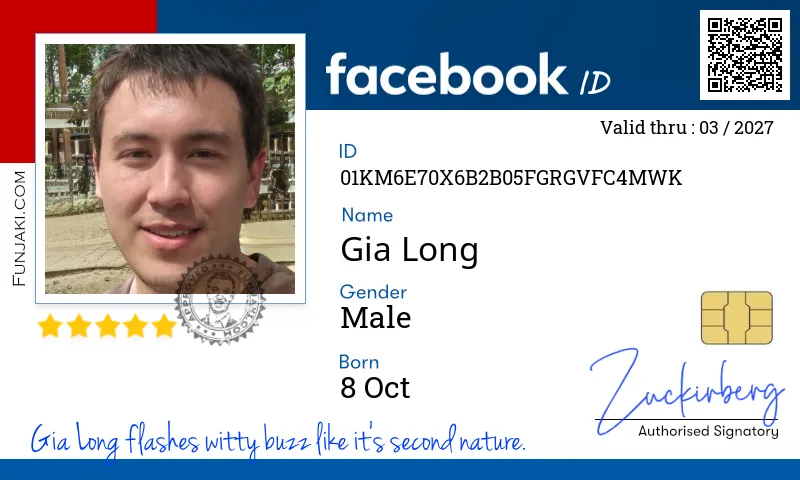 Facebook ID Card