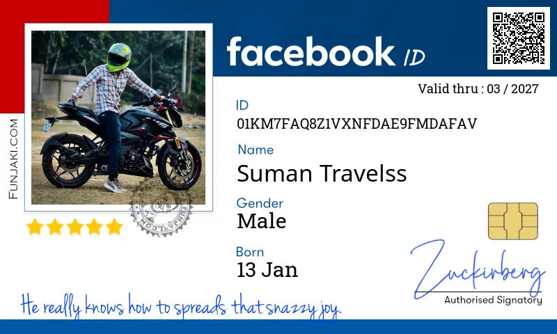 Facebook ID Card