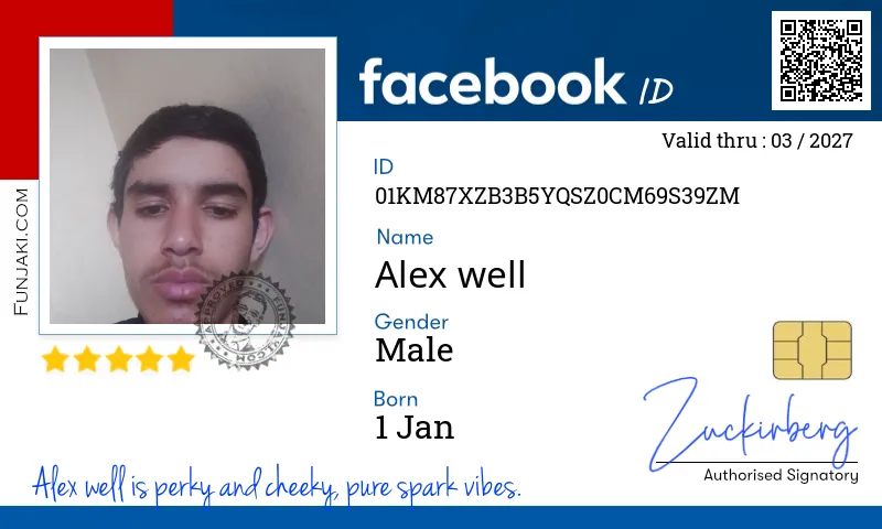Facebook ID Card