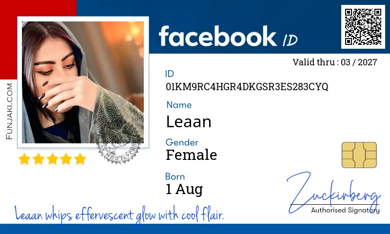 Facebook ID Card