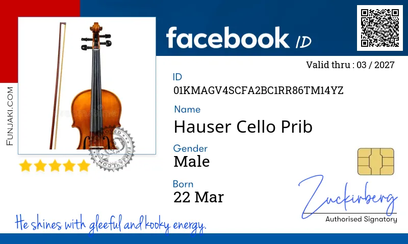 Facebook ID Card