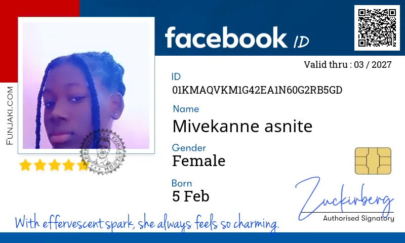 Facebook ID Card