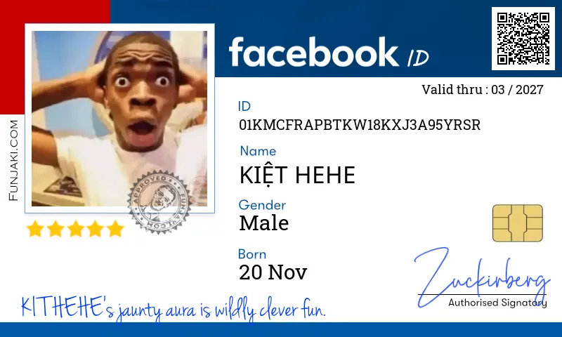 Facebook ID Card