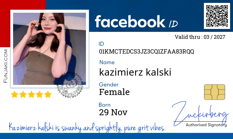 Facebook ID Card