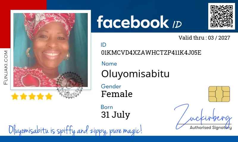 Facebook ID Card