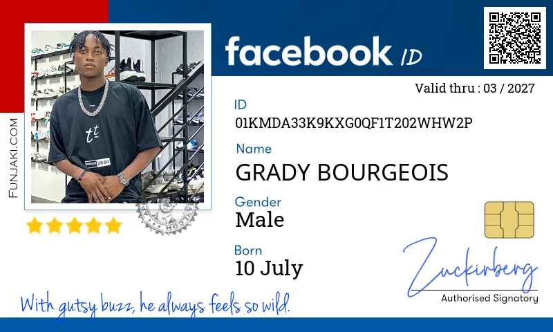 Facebook ID Card