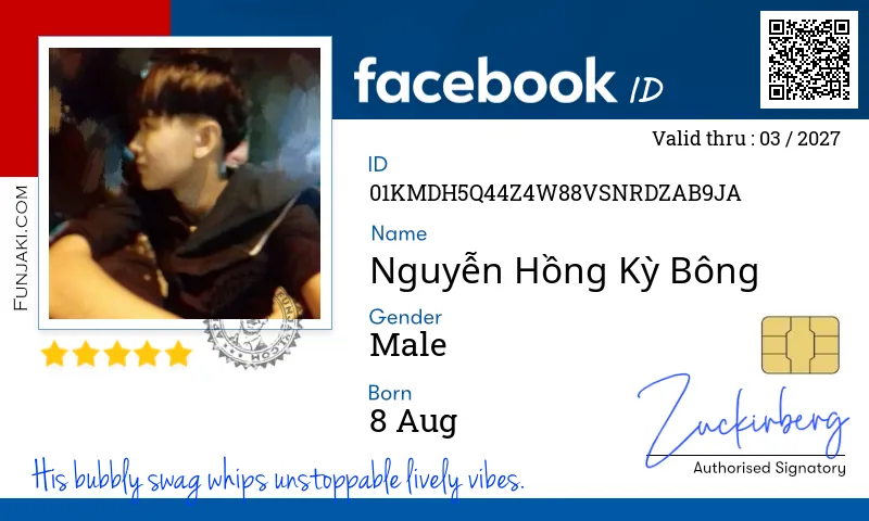 Facebook ID Card