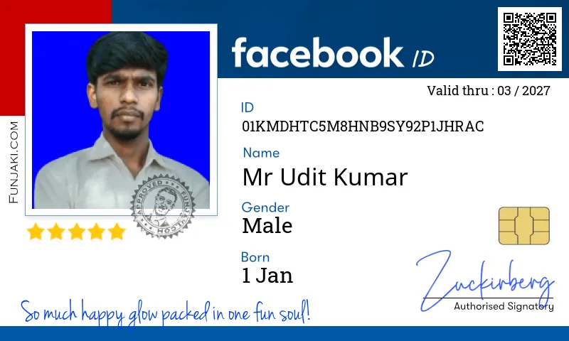 Facebook ID Card