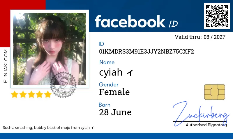 Facebook ID Card