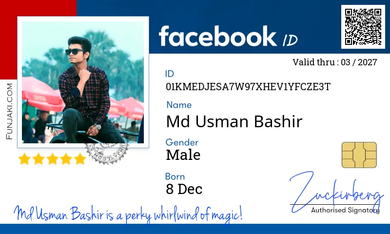 Facebook ID Card