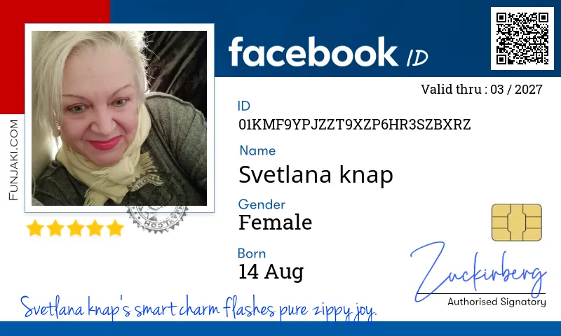 Facebook ID Card