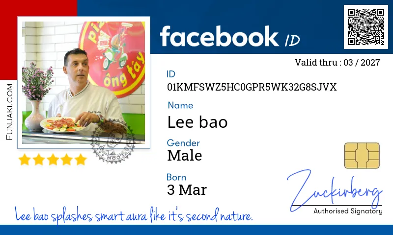 Facebook ID Card