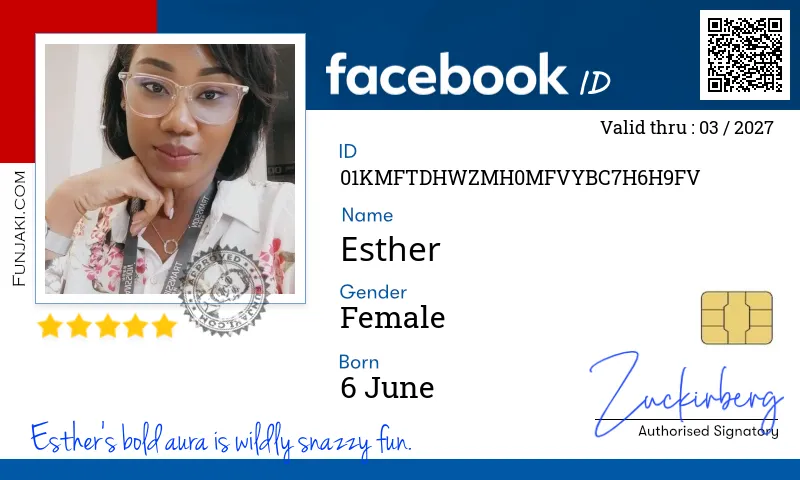 Facebook ID Card
