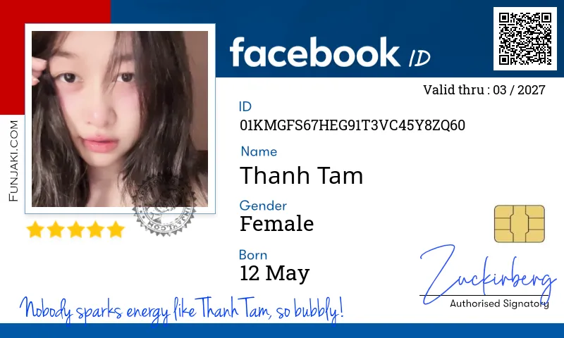 Facebook ID Card