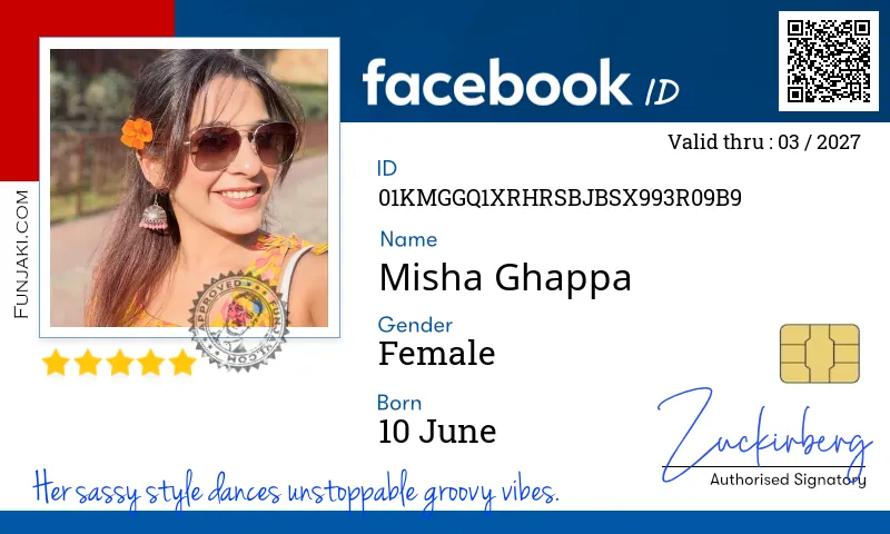 Facebook ID Card