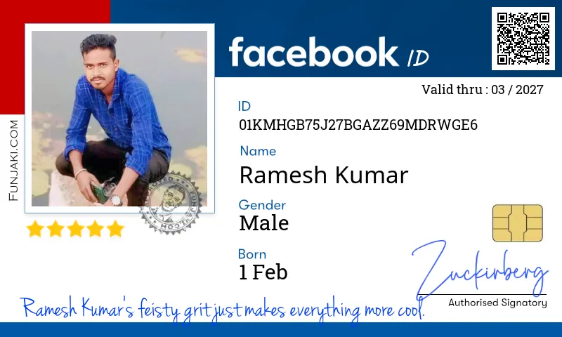 Facebook ID Card