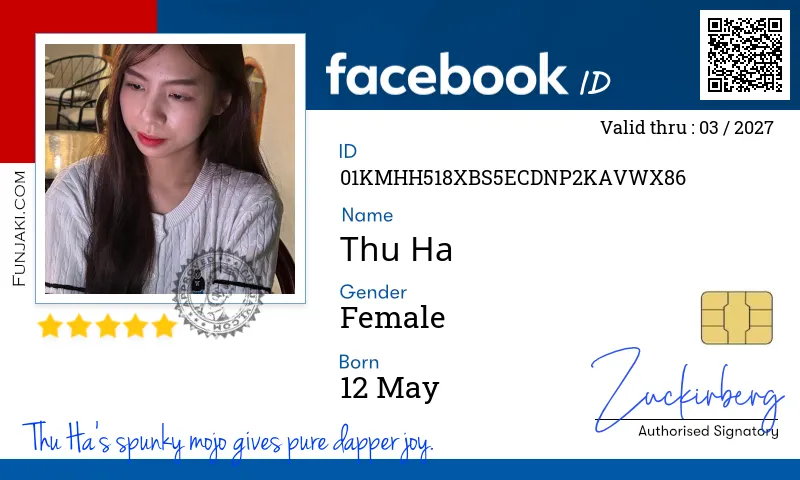 Facebook ID Card