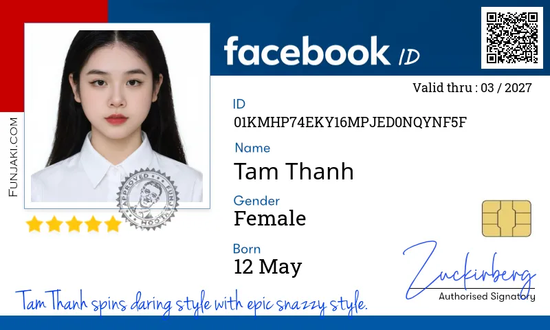 Facebook ID Card