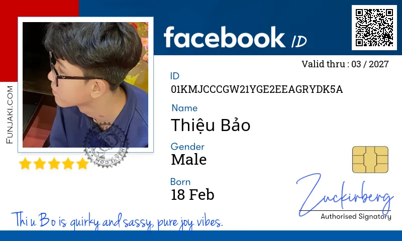 Facebook ID Card