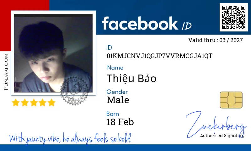 Facebook ID Card