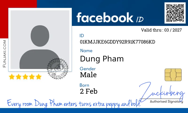 Facebook ID Card
