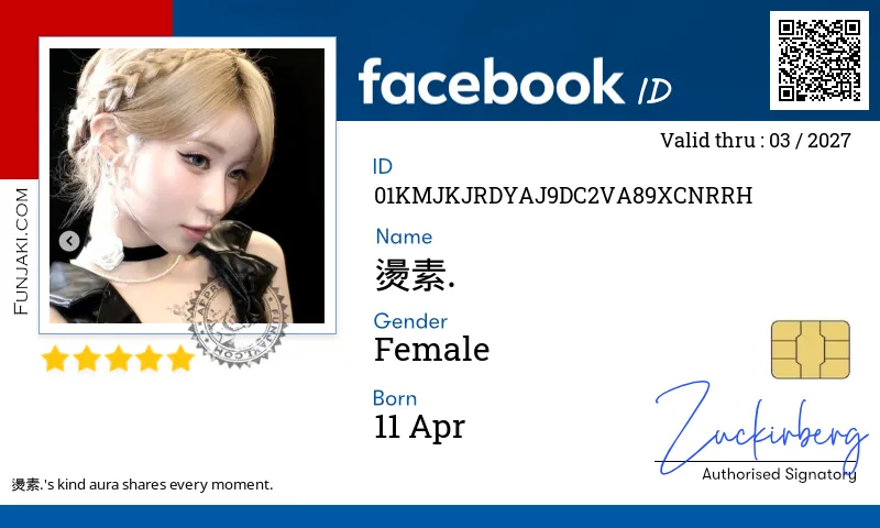 Facebook ID Card