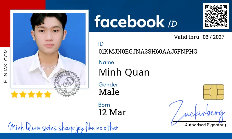 Facebook ID Card