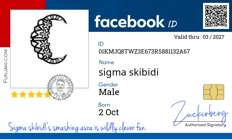 Facebook ID Card
