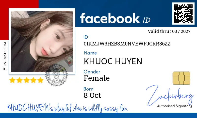 Facebook ID Card