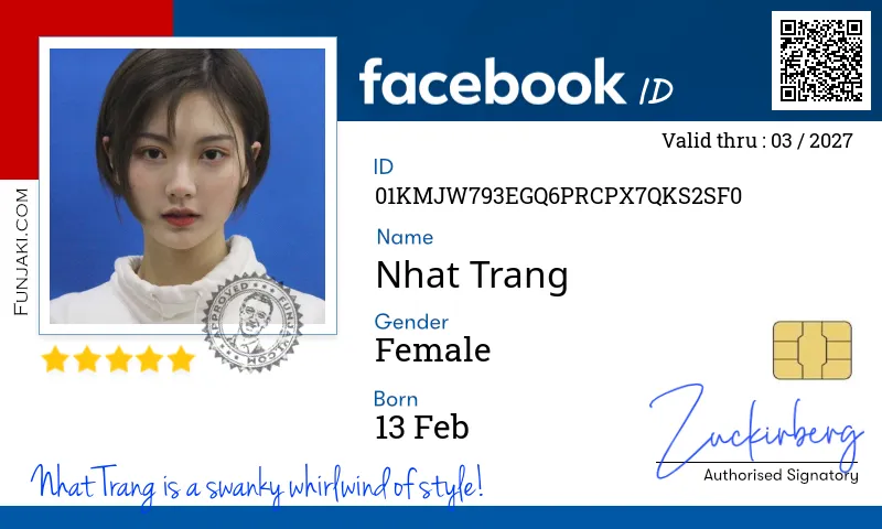 Facebook ID Card