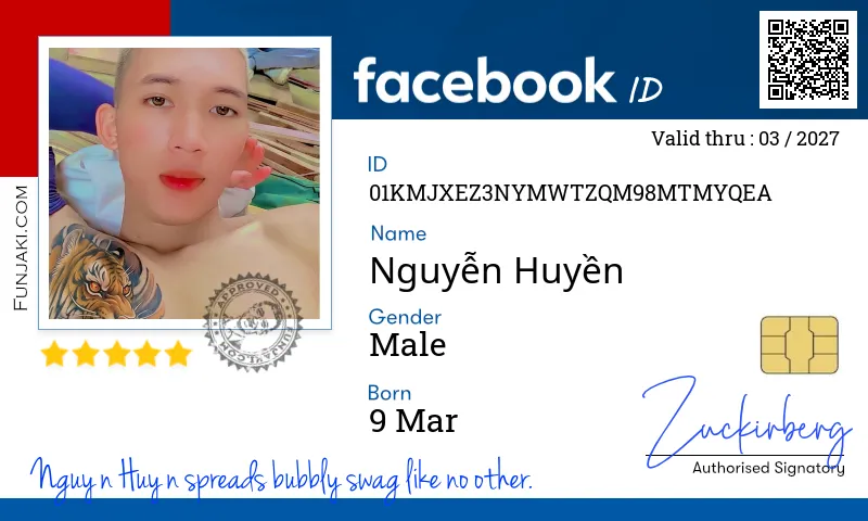 Facebook ID Card