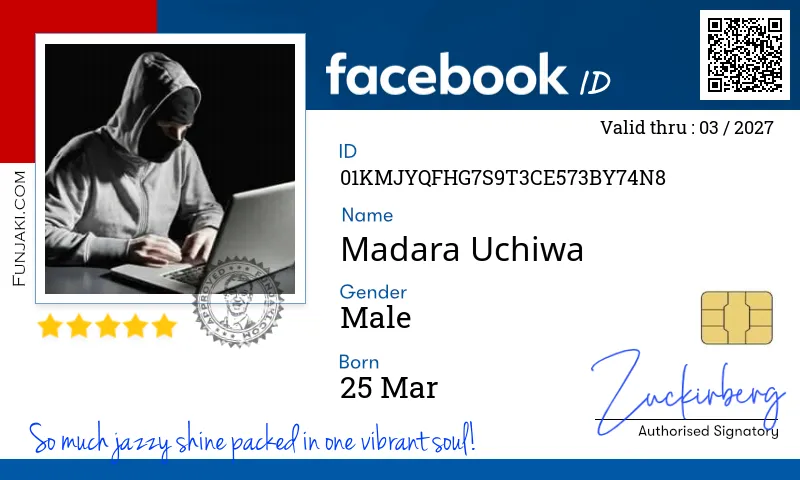 Facebook ID Card