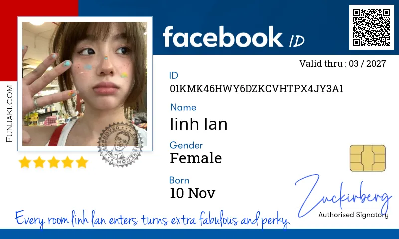 Facebook ID Card