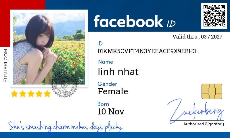 Facebook ID Card