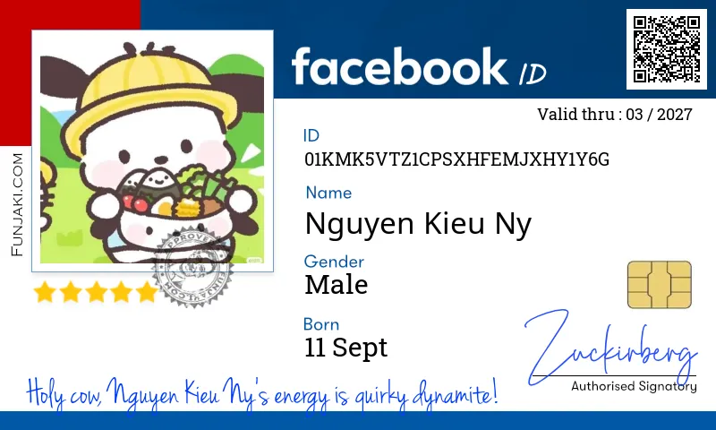 Facebook ID Card
