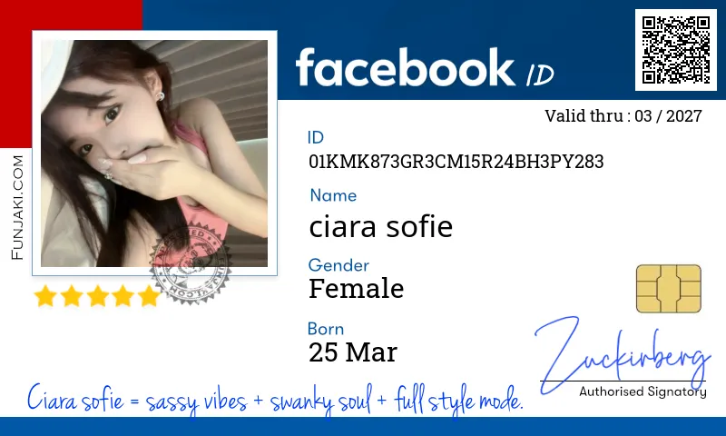 Facebook ID Card