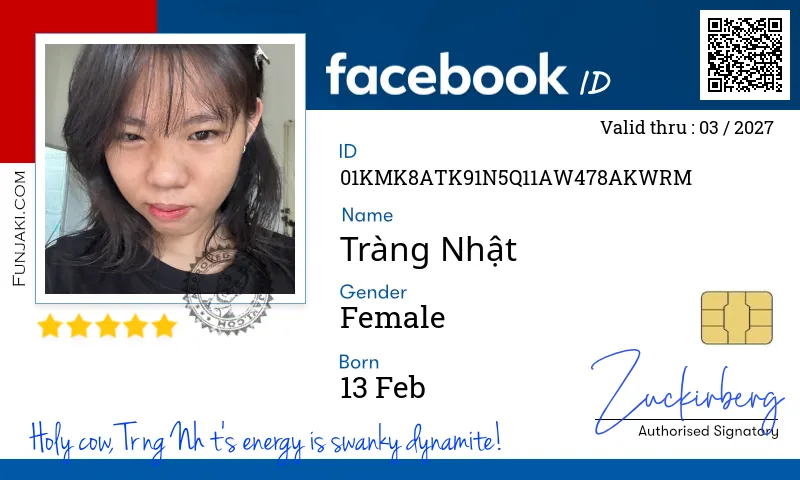 Facebook ID Card