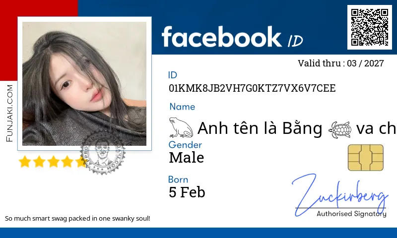 Facebook ID Card