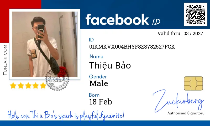 Facebook ID Card