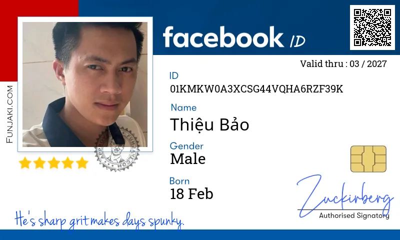 Facebook ID Card