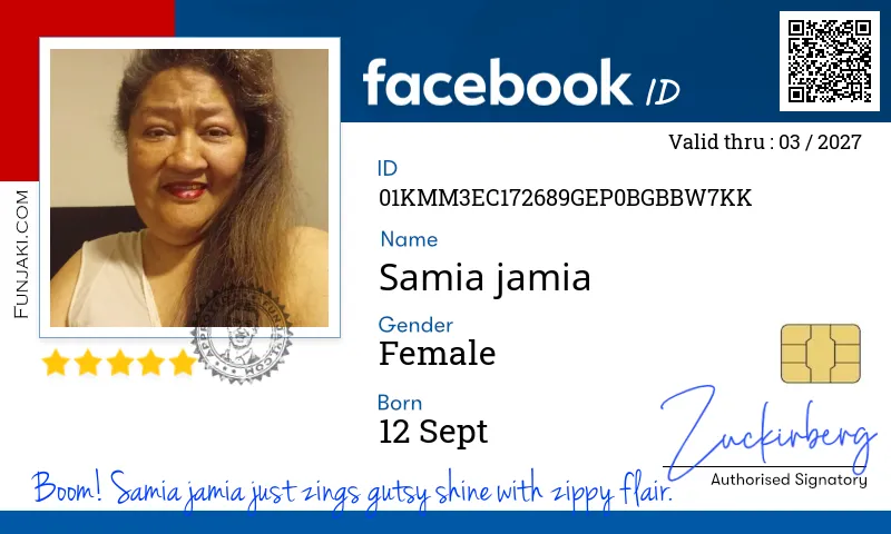 Facebook ID Card