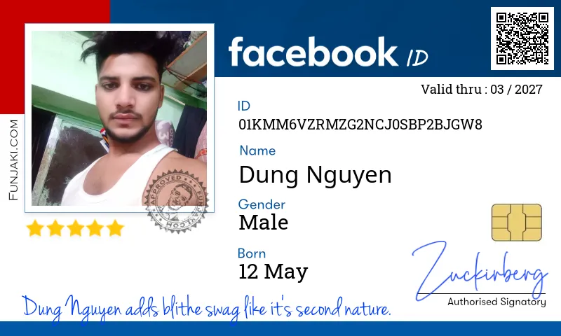 Facebook ID Card