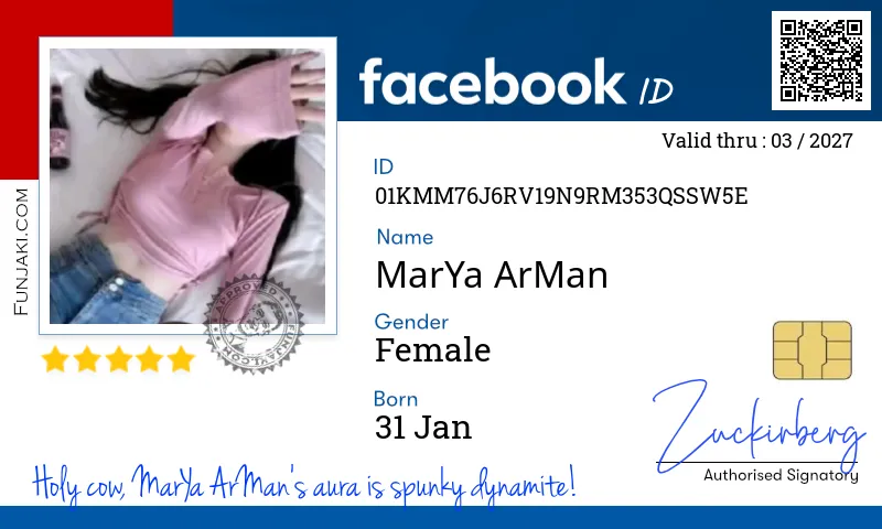Facebook ID Card