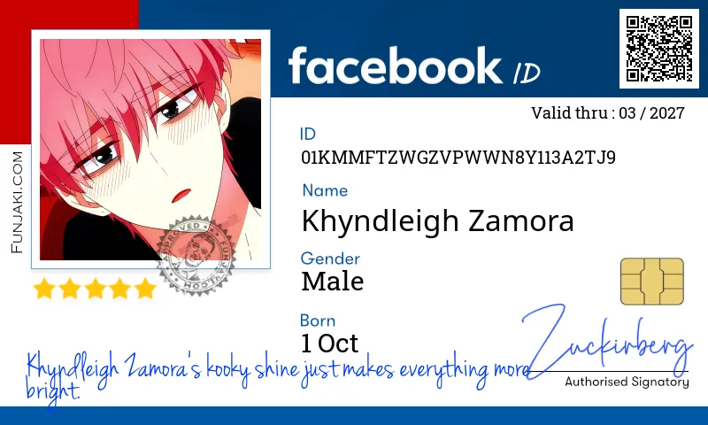 Facebook ID Card